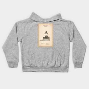 Robbins Reef Lighthouse - New York - SD Kids Hoodie